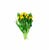 Paquete 10 Tulipanes Amarillo